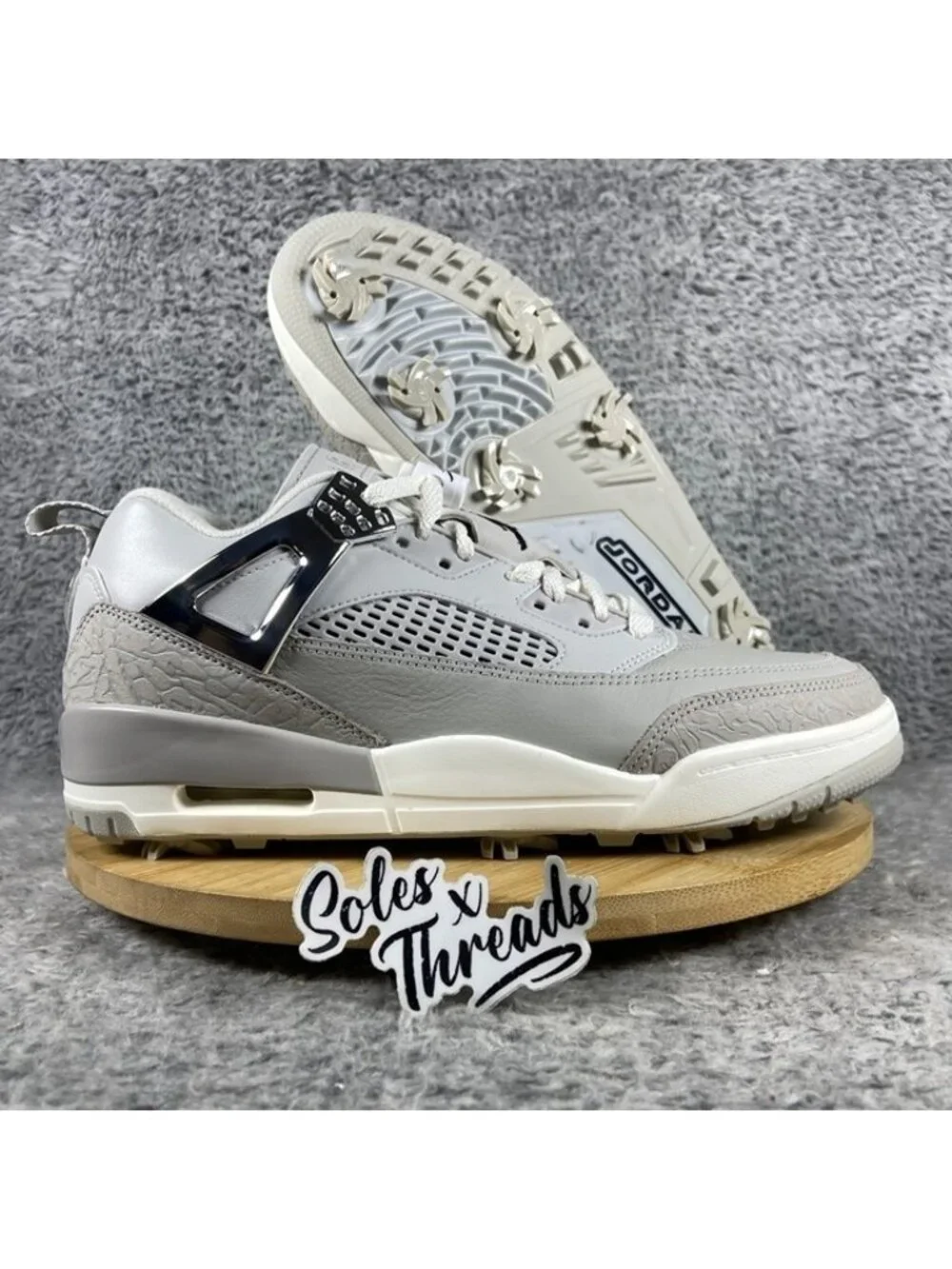 Air Jordan Spizike Golf Size 8 Men Light Iron Ore Neutral Grey HQ4365-001